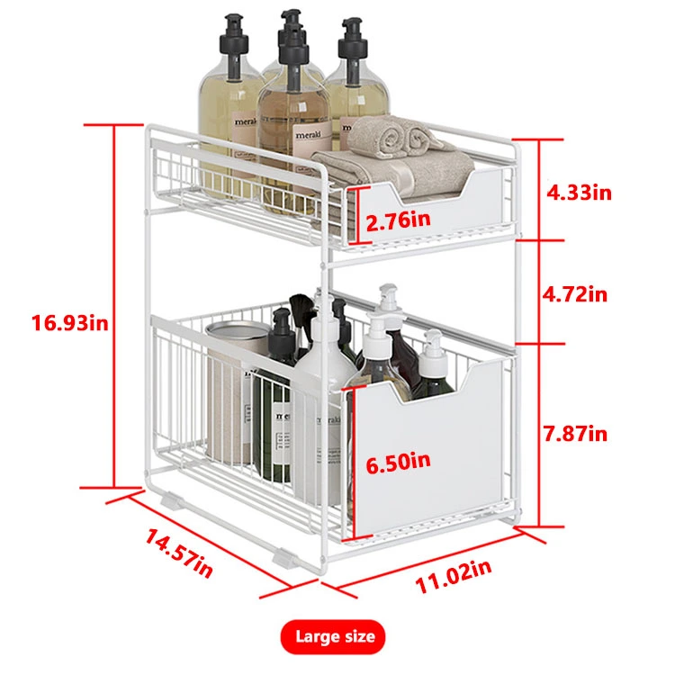 Dual Tier Multifunctional Kitchen Organizer Dual Tier Multifunctional Kitchen Organizer