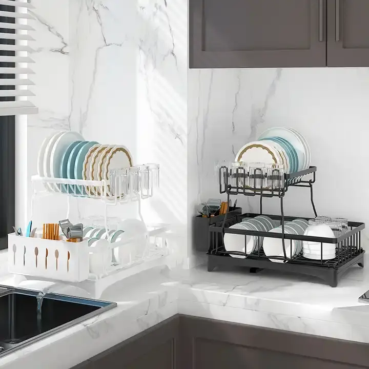 Metal Kitchen Countertop Dish Drying Rack Metal Kitchen Countertop Dish Drying Rack